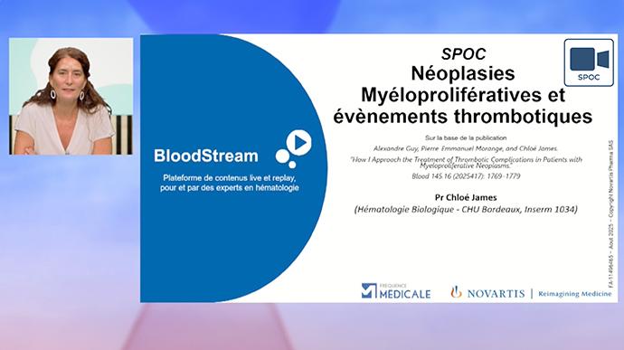Thromboses & NMP : les clés d’une prise en charge sur-mesure, Pr Chloé James 