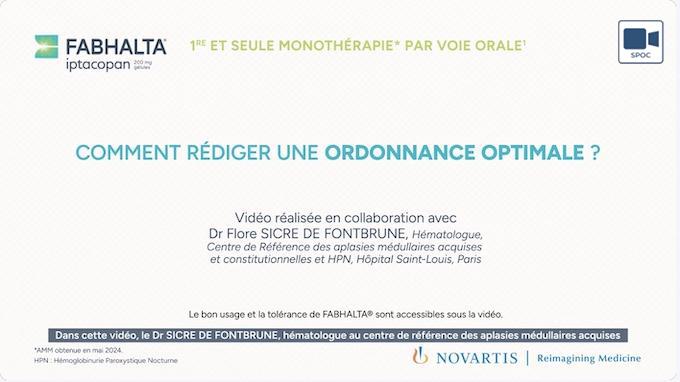 Comment rédiger une ordonnance FABHALTA optimale ?